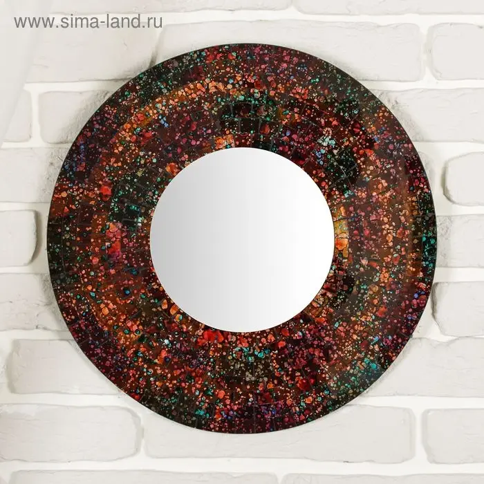 Панно зеркальное "Млечный путь" 40х1х40 см