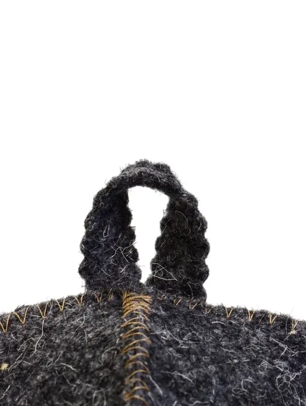 Набор для бани шапка+коврик Набор для бани шапка+коврик "На удачу", темный