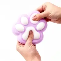 Сквиш антистресс - игрушка &laquo;Кошачья лапка&raquo;, с пушистой посыпкой, МИКС