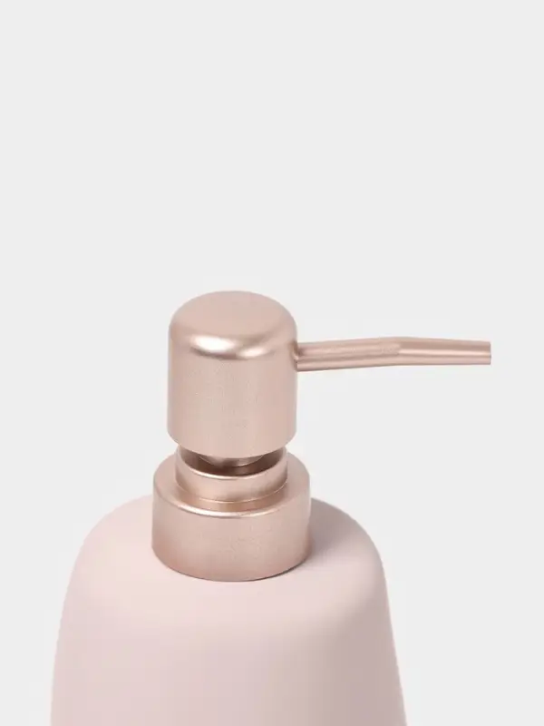 Набор для ванной SAVANNA Soft, 2 предмета, мыльница, стакан, розовый