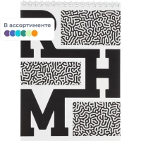 Блокнот А5 50л,спираль,клетка,Concept