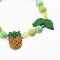 Браслет детский &laquo;Выбражулька. Ананас с листочками&raquo;, d=5 см, МИКС