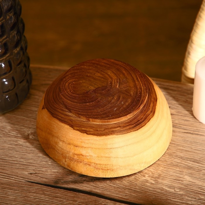 Салатник 18х18х9 см, тиковое дерево Салатник 18х18х9 см, тиковое дерево