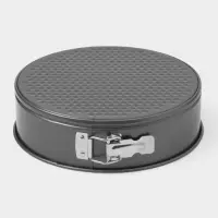 Набор форм для выпечки Доляна &laquo;Элин. Круг&raquo;, 3 предмета: d=22/24/26 см, съёмное дно, антипригарное покрытие, чёрный