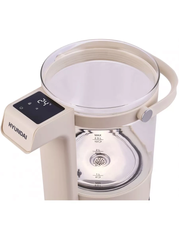 Чайник HYK-G7700 2,5л 2200Вт кремовый (стекло) Чайник HYK-G7700 2,5л 2200Вт кремовый (стекло)