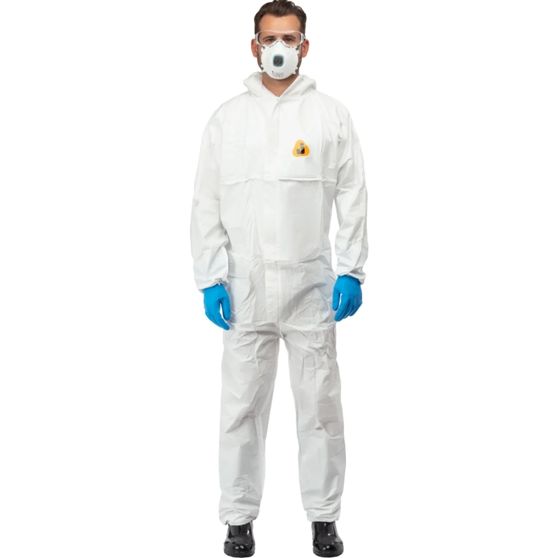 Комбинезон одноразовый защитн(65г/м2)с кап.JetaSafety JPC60 Elementбел рXXL