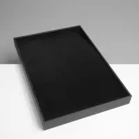 Подставка для украшений QF, 14 крючков, 24&times;35&times;3 см, чёрная
