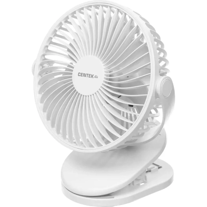 Вентилятор Centek&nbsp;CT-5045,настольный,аккум.1800мАч/5Вт/ 4ск/Клипса/Таймер8ч
