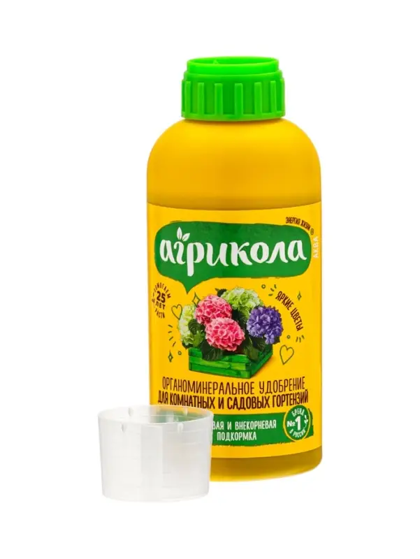 Удобрение Агрикола Аква для комнатных и садовых гортензий 250 мл Удобрение Агрикола Аква для комнатных и садовых гортензий 250 мл