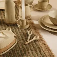 Набор чайных ложек SL Home &laquo;Виенто&raquo;, 10.5&times;2.8 см, 3 шт., керамика, бежевый