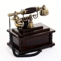 Ретро-телефон &laquo;Письменный стол&raquo;, шкатулка, 16&times;25&times;26 см