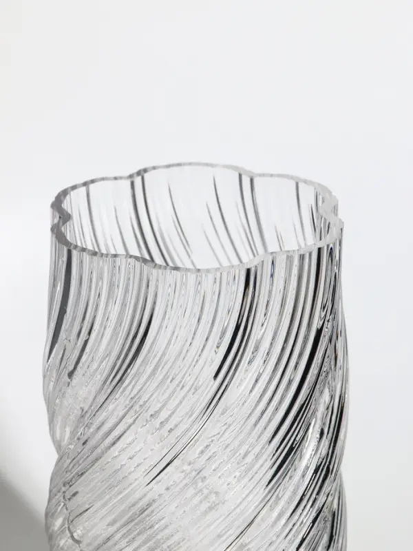 Ваза стекло настольная  Ваза стекло настольная "Бриджит" 24,5х11 см, прозрачный