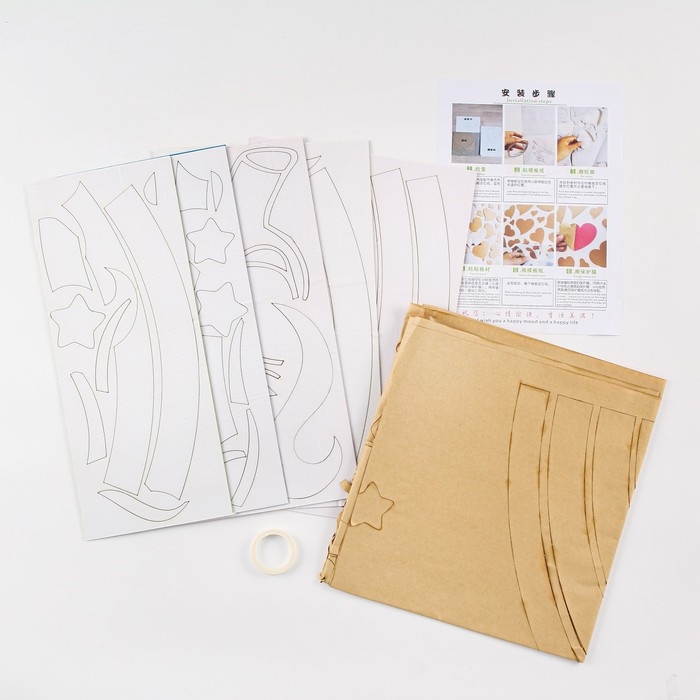 Наклейки интерьерные Наклейки интерьерные "Единорог", детский декор на стену, панно 120 х 58 см