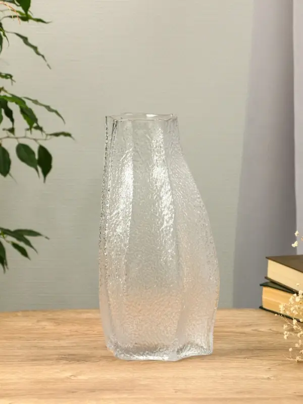 Ваза стекло настольная Ваза стекло настольная "Дженис" 30х13,5х9,5 см, прозрачный