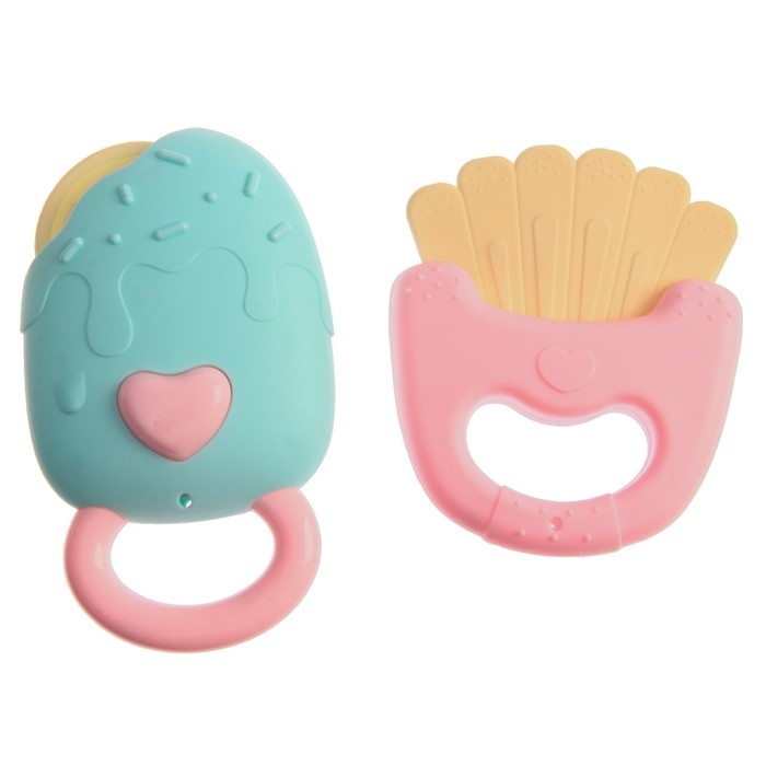 Погремушка «Нежные друзья», 5 шт., Крошка Я Погремушка «Нежные друзья», 5 шт., Крошка Я