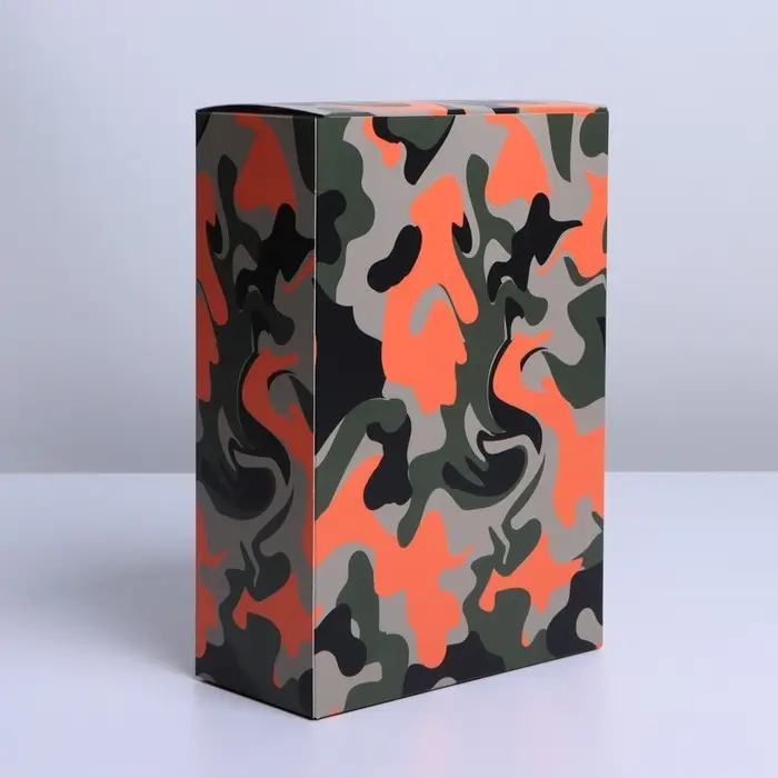 Коробка подарочная складная, упаковка, «Милитари», 16 х 23 х 7.5 см Коробка подарочная складная, упаковка, «Милитари», 16 х 23 х 7.5 см