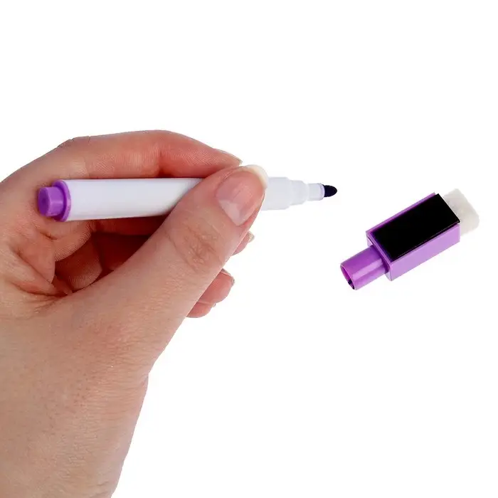 Маркеры с магнитом, цветные, на водной основе, набор 4 шт. Маркеры с магнитом, цветные, на водной основе, набор 4 шт.