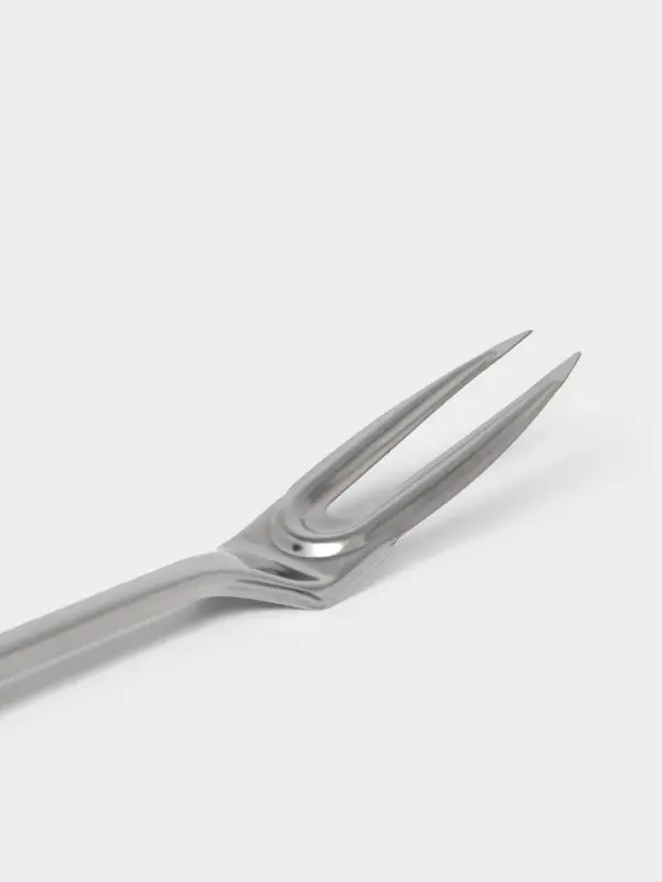Вилка для мяса Доляна &laquo;Стандарт&raquo;, h=33 см, нержавеющая сталь, серебристая