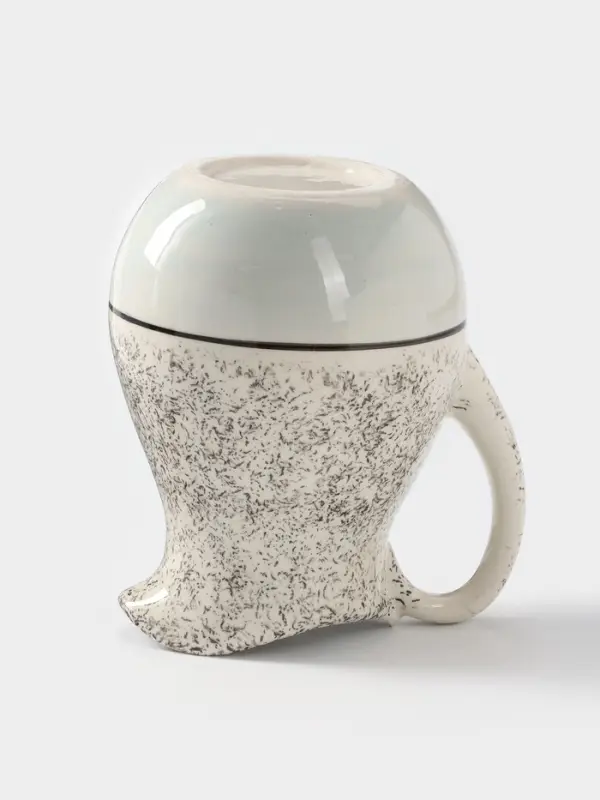 Набор посуды Керамика ручной работы &laquo;Персия&raquo;, 3 предмета: кувшин 1.5 л, кружки 350 мл, бежевый