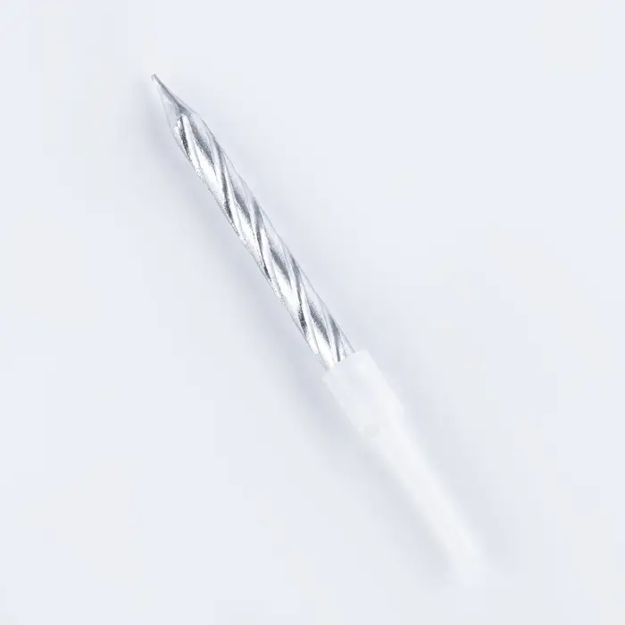 Свечи в торт &laquo;Спираль&raquo;, 10 шт., средние, 5 см, металлик