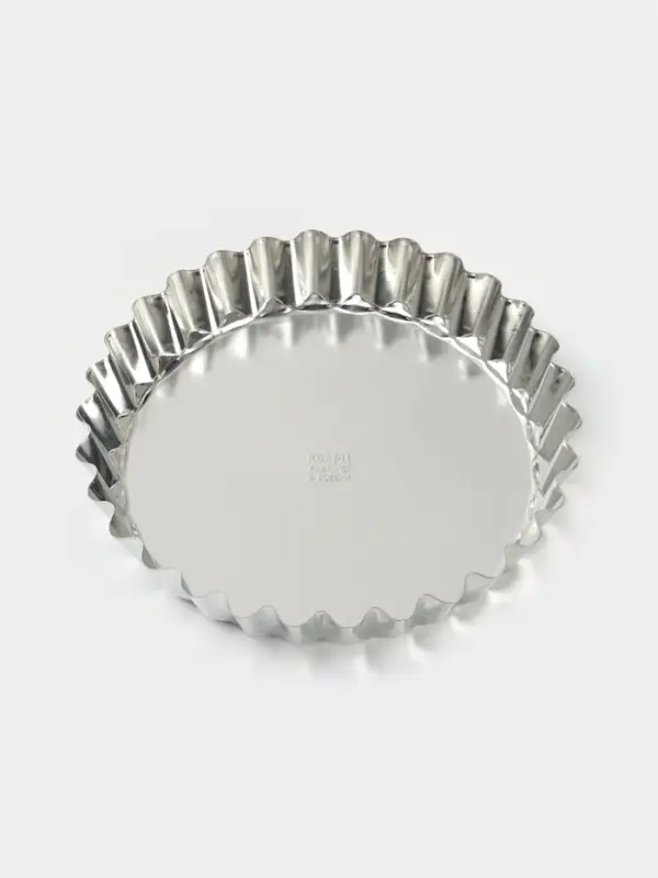 Форма для выпечки, d=21.2 см, h=4 см, жесть, серебристая