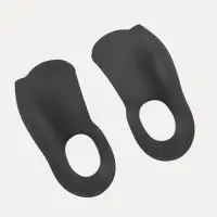 Полустельки для обуви, S р-р, 15&times;6 см, пара, чёрные