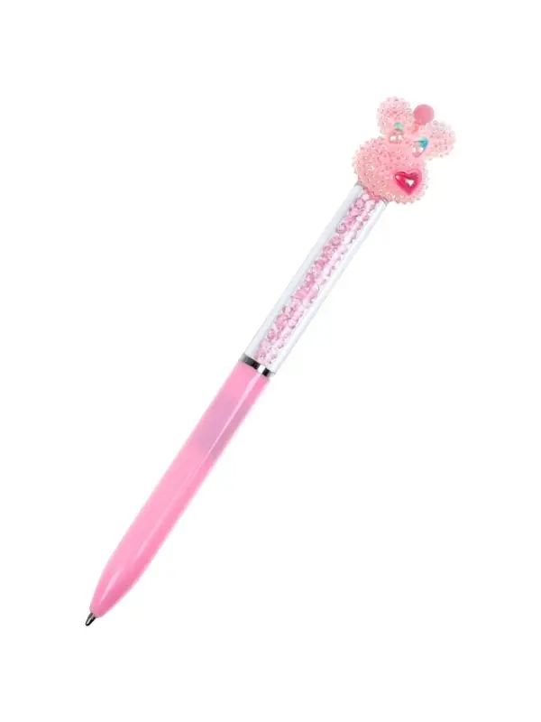 Ручка-прикол «Зайчик блеск», шариковая, поворотная, МИКС Ручка-прикол «Зайчик блеск», шариковая, поворотная, МИКС