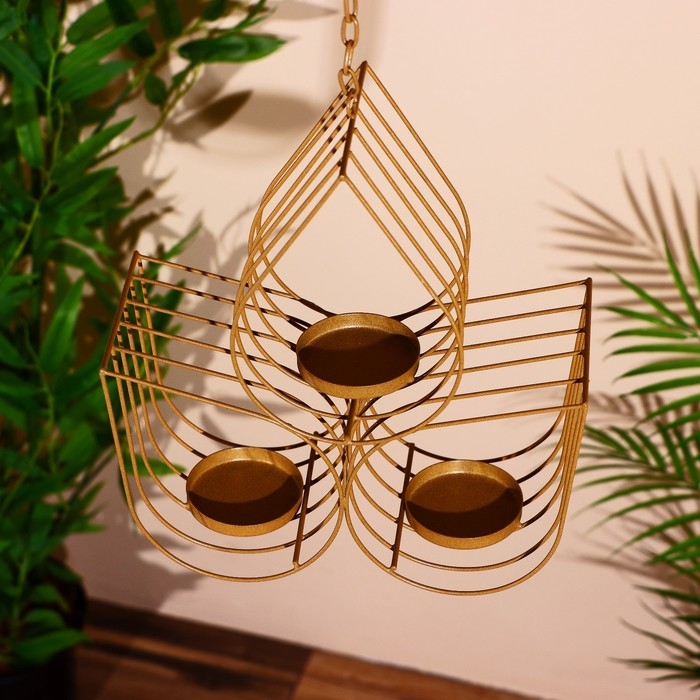 Подсвечник "Апп" металл 25х23,5 см