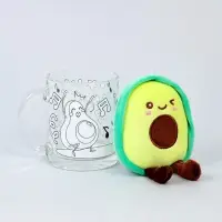 Кружка для росписи "Авокадо" + игрушка (без краски)