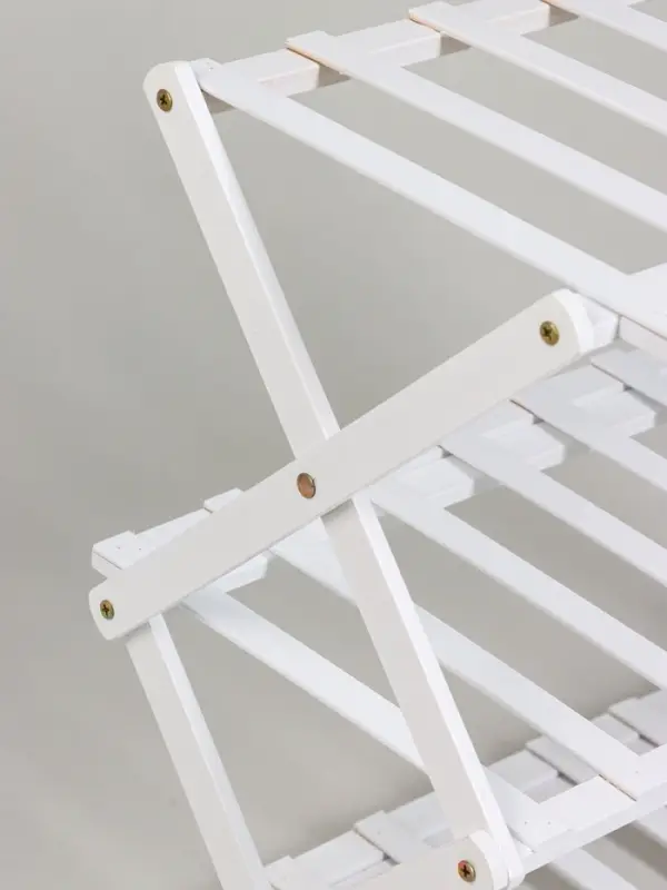 Подставка для цветов Greengo, 3 полки, 50&times;25&times;46 см, напольная, бамбук, белая