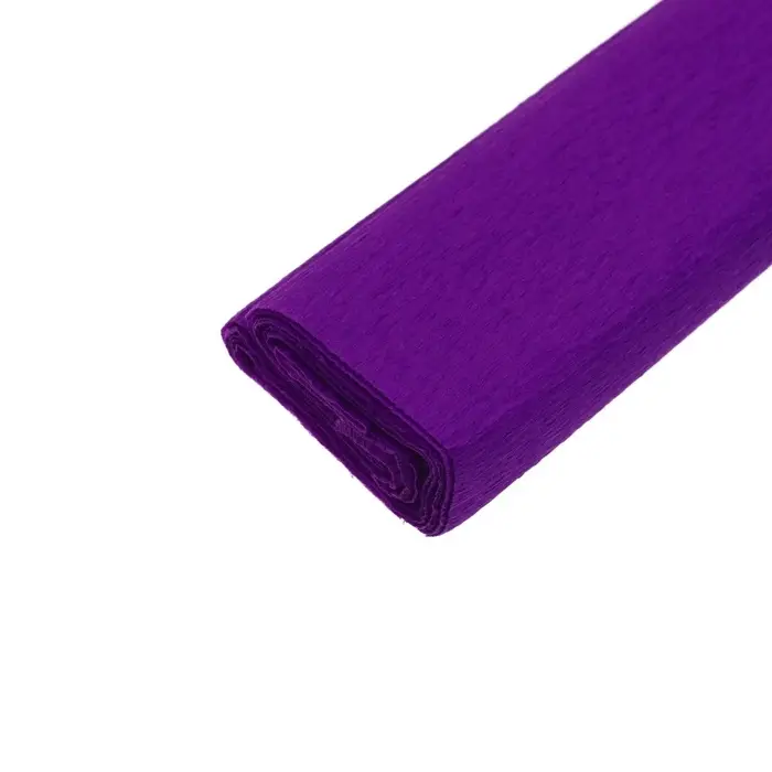 Бумага крепированная 50&times;200 см, в рулоне, 30 г/м&sup2;, фиолетовая