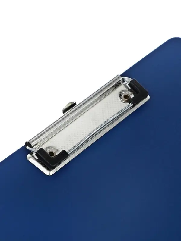 Планшет с зажимом А4, 3000 мкм, Calligrata TOP, полифом, темно-синий (клипборд)