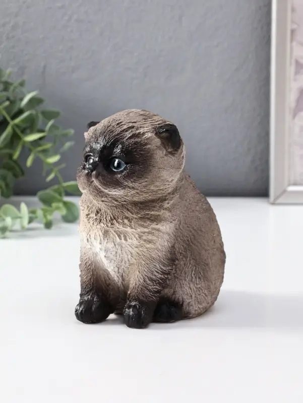 Копилка  Котенок Васька сиамский, 16 см