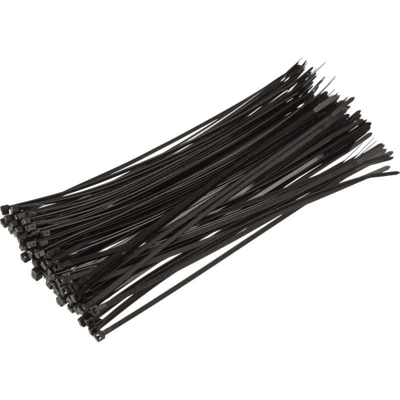 Хомут стяжка нейлоновая Topfort 5х250 (4,8х250 мм) чёрный 100 шт/уп