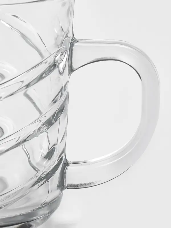 Набор кружек Lord-Line, 170 мл, 6 шт., стекло, прозрачный