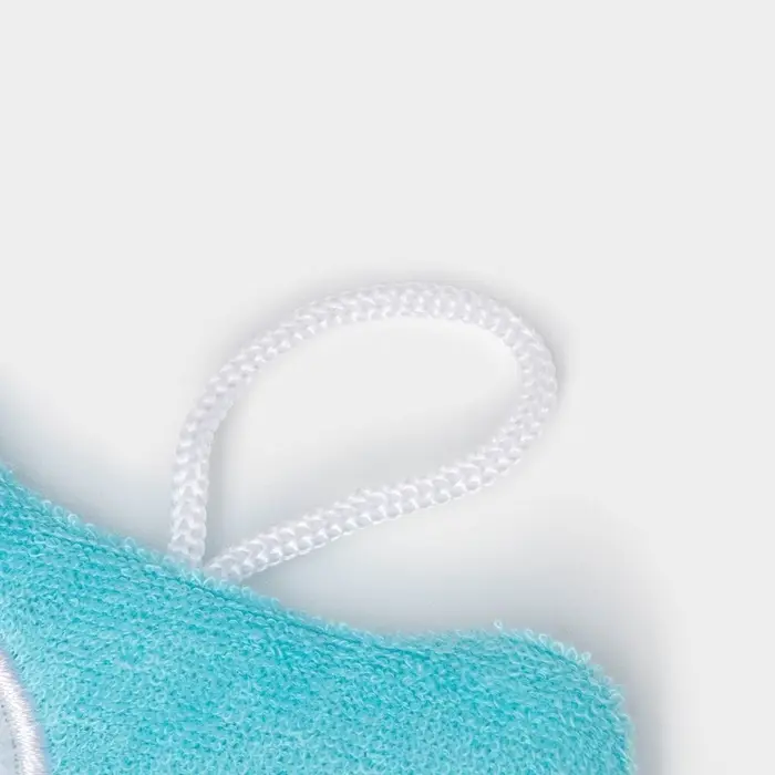 Мочалка варежка детская Доляна &laquo;Совушка&raquo;, для купания, 20 см, МИКС