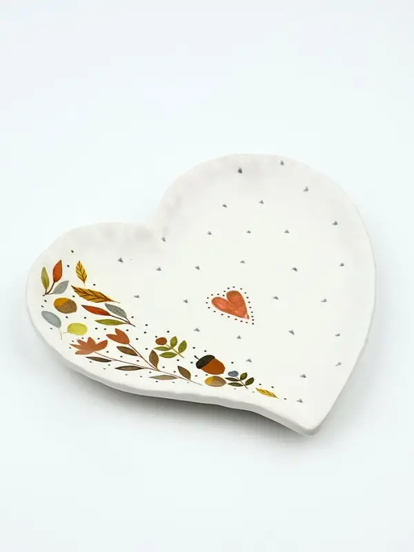 Тарелка керамическая плоская &laquo;Флора&raquo;, 19&times;18 см, Dolce Ceramo