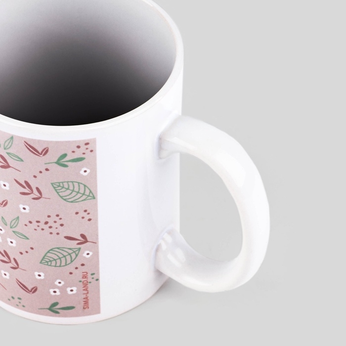 Кружка керамическая с сублимацией Дорого внимание «С 8 марта», 320 мл Кружка керамическая с сублимацией Дорого внимание «С 8 марта», 320 мл