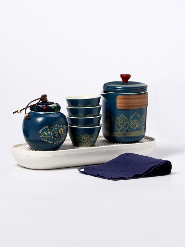 Набор для чайной церемонии 7 предметов, на 4 персоны, чашка 45 мл, чайник 285 мл