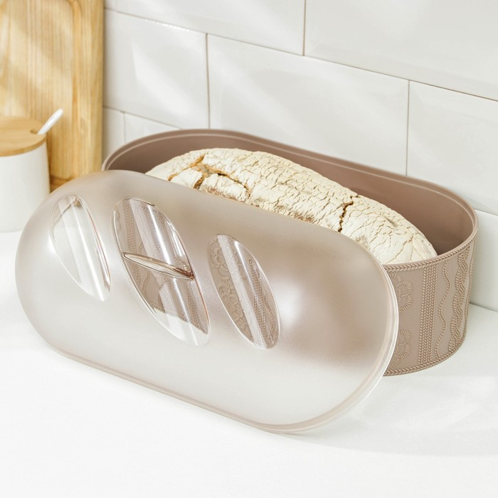 Хлебница «Меланж», цвет бежевый