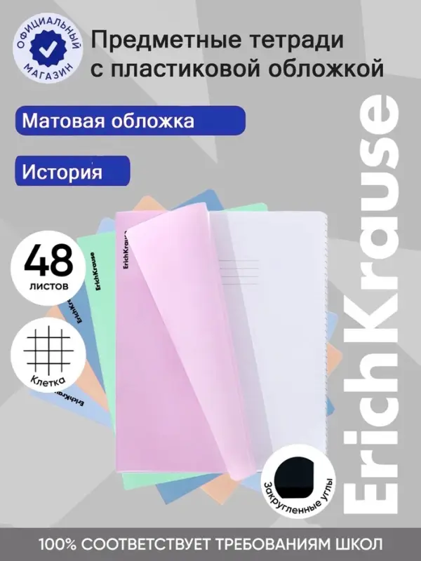 Тетрадь 48 листов в клетку &laquo;История&raquo; ErichKrause Dream