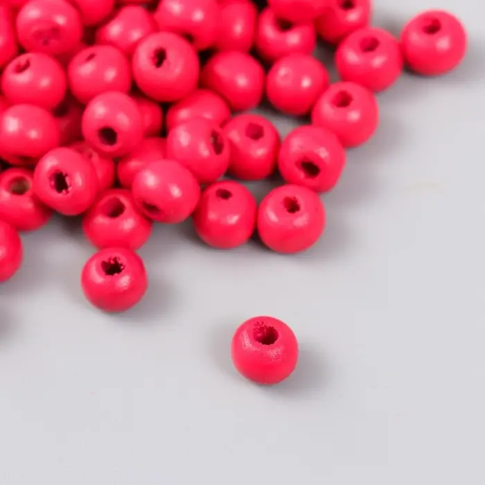 Бусины для творчества дерево Бусины для творчества дерево "Черешня" d-0,8 см, набор 20 гр