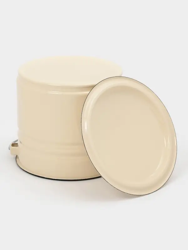 Ведро ц/шт с/кр 10л (слоновая)Без декора Ведро ц/шт с/кр 10л (слоновая)Без декора