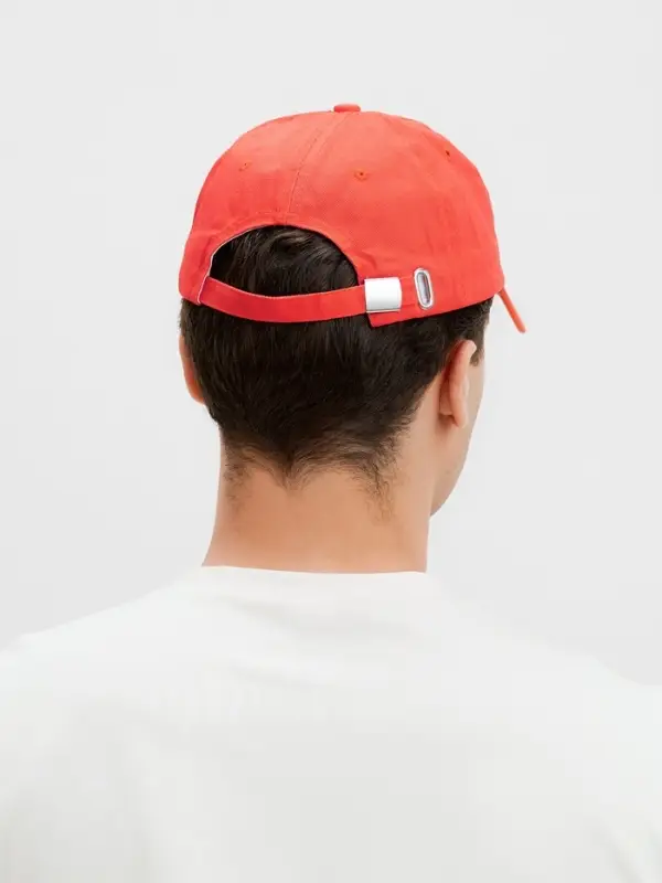 Кепка однотонная MINAKU, оранжевая, размер 58