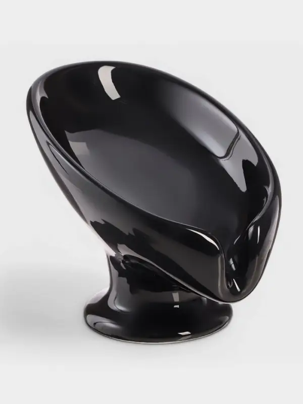 Мыльница SAVANNA Essence, керамика, чёрная