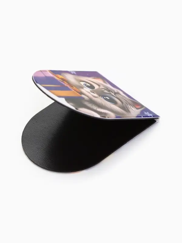 Закладки магнитные 8 шт на подложке "Пушистики"