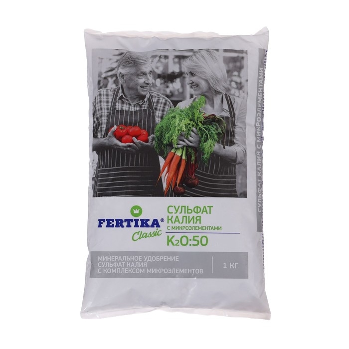 Удобрение минеральное Сульфат калия Фертика, 1 кг Удобрение минеральное Сульфат калия Фертика, 1 кг