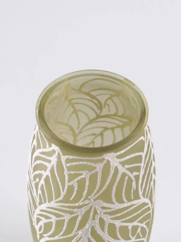 Ваза «Кармен» овал, h=23 см, стекло, бледно-зелёная Ваза «Кармен» овал, h=23 см, стекло, бледно-зелёная