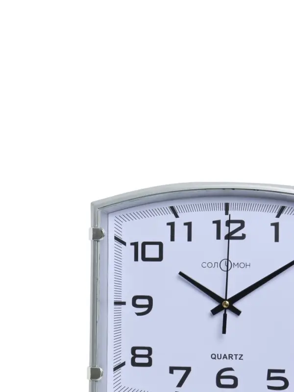 Часы настенные классические &laquo;Модерн&raquo;, бесшумные, плавный ход, 25&times;22 см, от батарейки 1&times;АА
