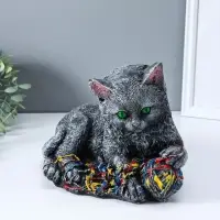 Копилка для денег &laquo;Котенок с клубком&raquo;, 20&times;25&times;14 см